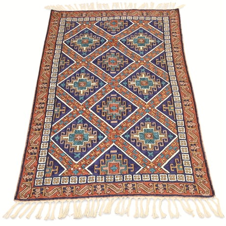 Kashmir 64" X 36" Wool Tapestry