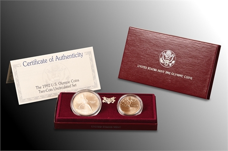 1992 U.S Mint Olympic Coins