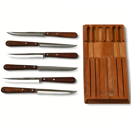 Vintage Imperial Wonderedge Knife Set