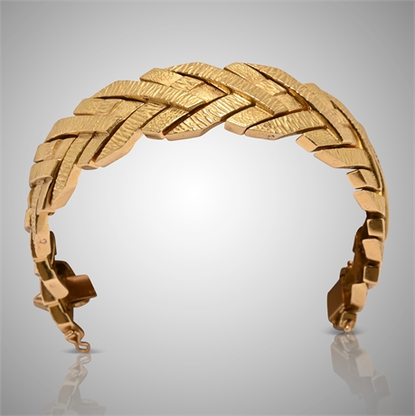 18K French Gold Bracelet