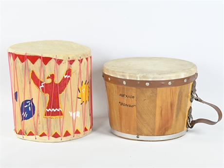 Vintage Souvenir/Tourist Drums