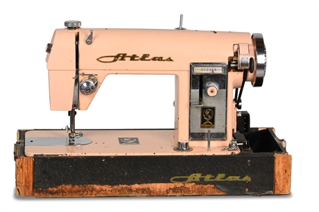 Vintage Atlas Precision Sewing Machine