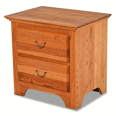 2 Drawer Oak Chest by Colliers of Colorado