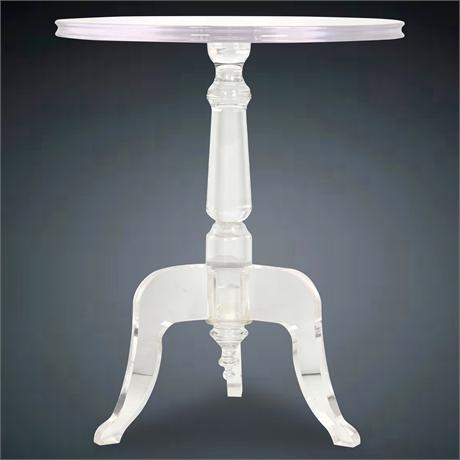 Clear Acrylic Side Table