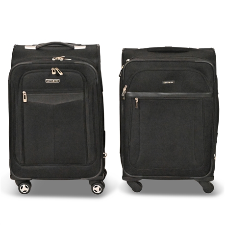 Pair Samsonite 21" Spinner Suitcases