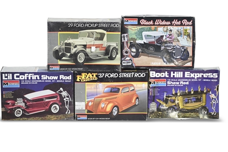 (5) Monogram Model Cars
