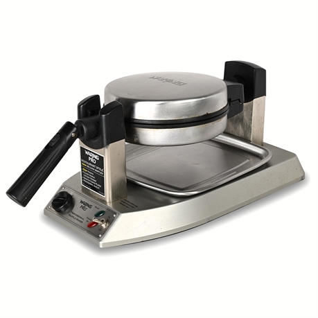 Waring Pro WMK300A Professional Belgian Waffle Maker – Rotating Stainless Steel