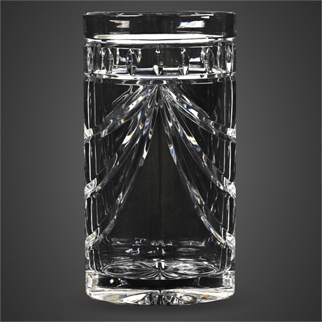 8" Waterford “Overture” Oval Vase — Discontinued