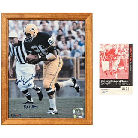 Green Bay Packers Herb Adderley Autographed Photo