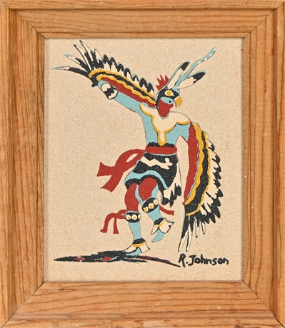The Eagle Dance Ceremony Sand Painting