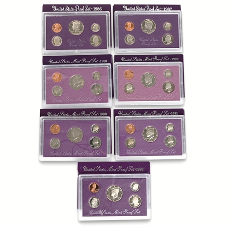 United States Proof Set Collection (1986–1992)