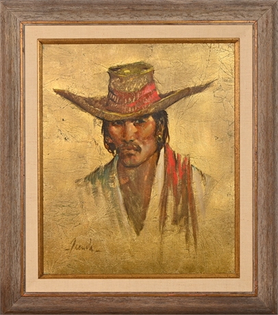Vaquero Portrait - Original Painting