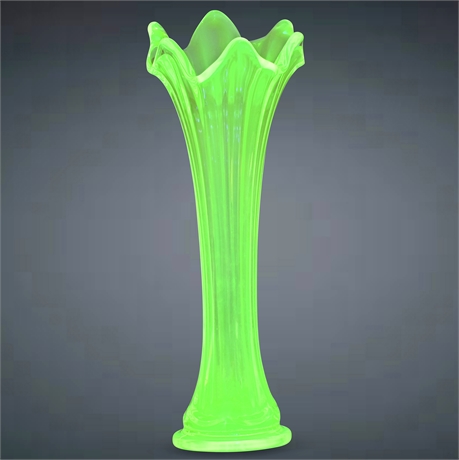 Uranium Glass Vase