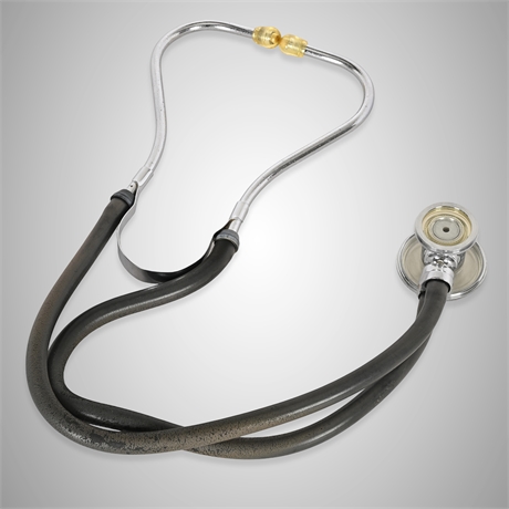 Hewlett-Packard Sprague Rappaport Stethoscope – Waltham, MA, Vintage Dual-Head
