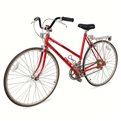 1980s Schwinn World Sport 10-Speed Bike — 20" Frame, 27" Wheels, Red