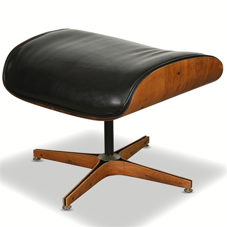 Plycraft Leather Ottoman