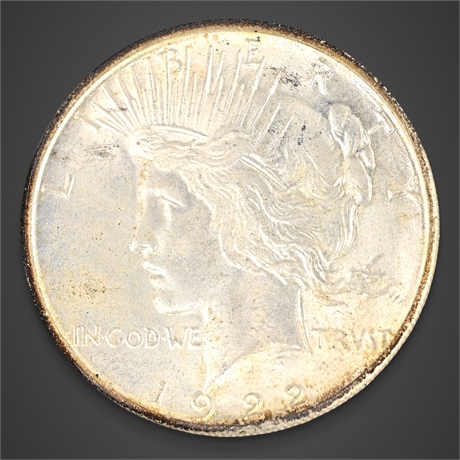 1922-S Peace Silver Dollar – San Francisco Mint – .900 Silver