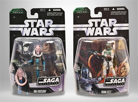 Star Wars: The Saga Collection - Boba Fett & Bib Fortuna Action Figures