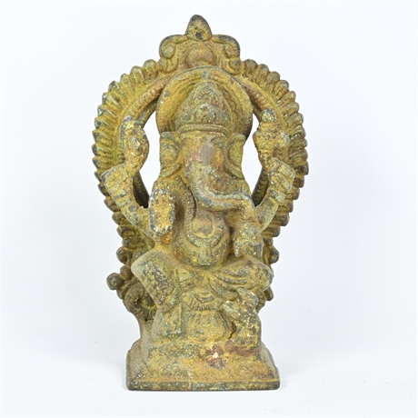 Cast Iron Ganesha Statue