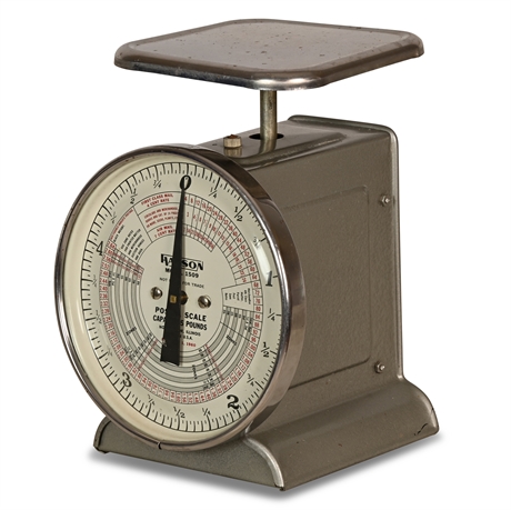 Vintage 5lb Hanson Postal Scale