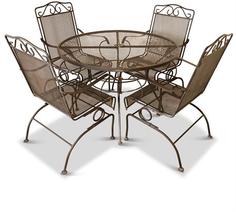 Classic Wrought Iron Patio Dining