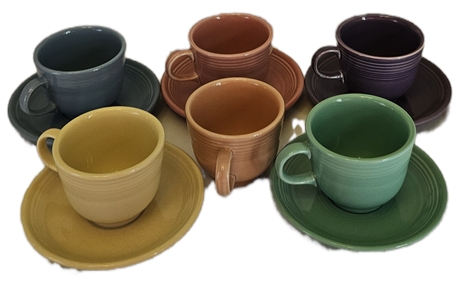 Fiestaware Cup and Saucer Sets