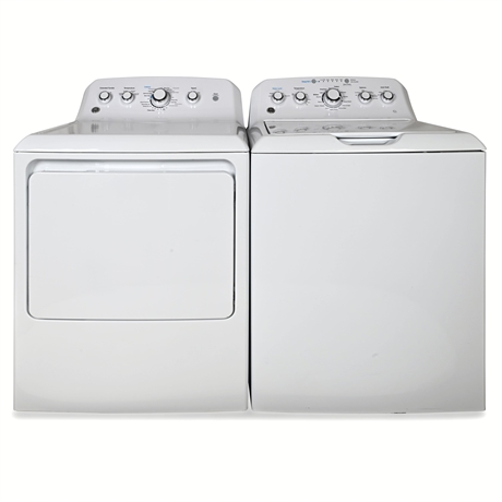 GE Classic Top-Load Washer & Electric Dryer Set