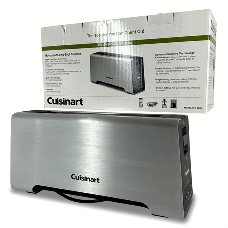 Cuisinart Motorized Long-Slot Toaster