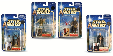 Star Wars: Attack of the Clones Action Figures by Hasbro, 2002 Collection