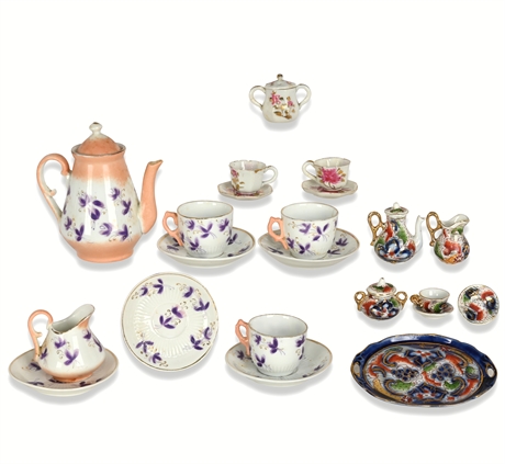 Antique Miniature Tea Sets