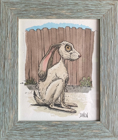 'Border Jackrabbit' - Bob Diven Original