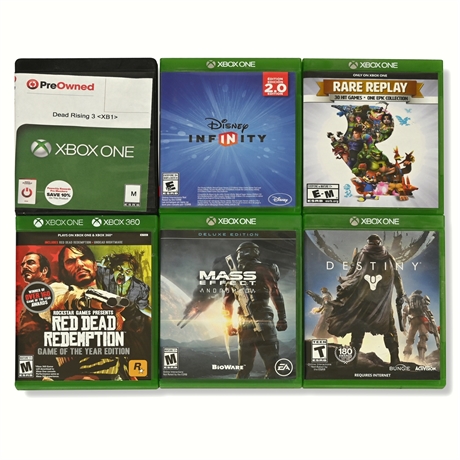 6 XBOX One Games