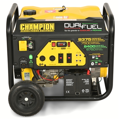 Champion Dual Fuel Generator