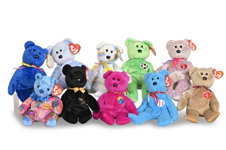10 Beanie Babies with Tags