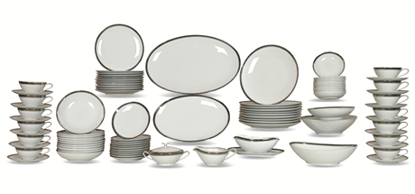 Noritake 'Silvester' Dinner Service & Serving Set