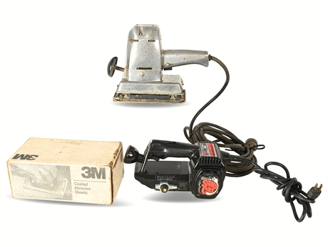 Skil 2 1/2" Belt Sander 593 RHT2 & Craftsman Orbital Sander