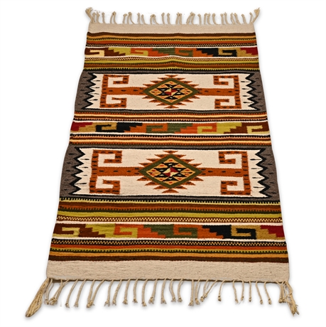 63" X 29.5" Zapotec Weaving