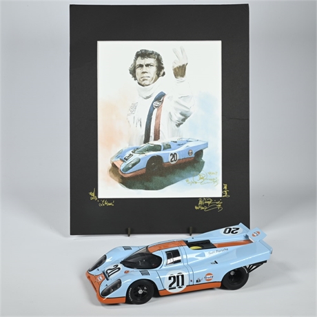 Steve McQueen #20 Le Mans Gulf Porsche 917