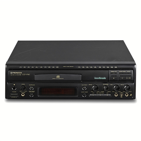 Pioneer CLD-V740 LaserKaraoke CD CDV LD Player with Dual Mic Inputs
