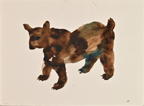 Greg Decker Original Bear Watercolor
