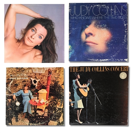 Judy Collins Vinyl LP Lot (4) – Elektra Mono/Stereo Pressings, 1964–1979