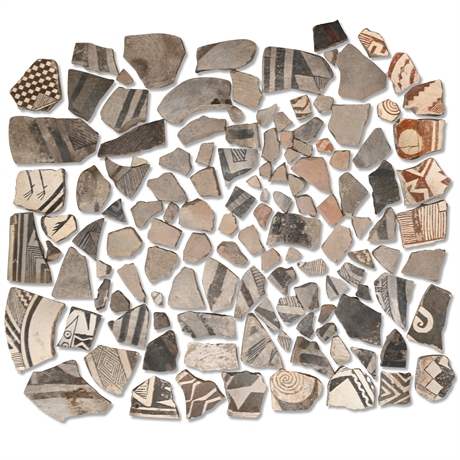 Pueblo Pottery Shards and Cooking Pot Pieces