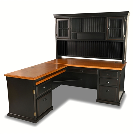 Southampton L-Shaped Executive Desk by Martin Furniture