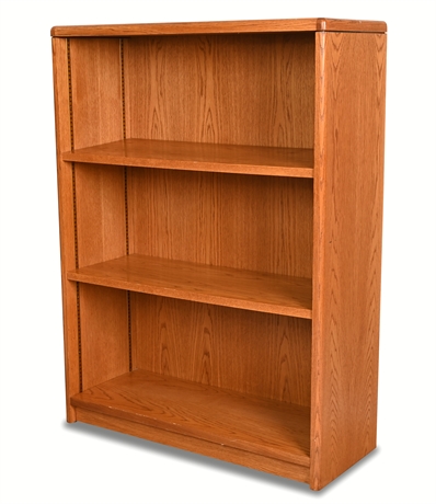 48" Oak Bookcase by Steelcase