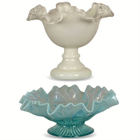 Antique Glass Candy Dishes