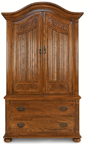 Ethan Allen Royal Charter Oak Armoire