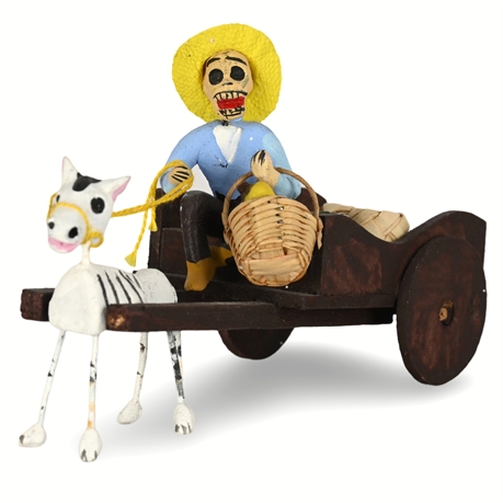 Dia de Los Muertos 'Farmer with Cart'