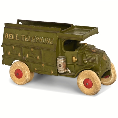 Hubley Cast Iron “Bell Telephone” Truck No. 2011 – 1920s