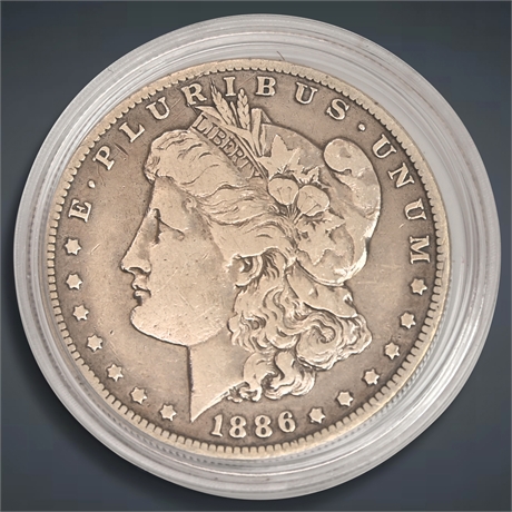 1886 Morgan Silver Dollar - New Orleans Mint