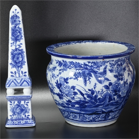 Blue & White Porcelain Collectibles